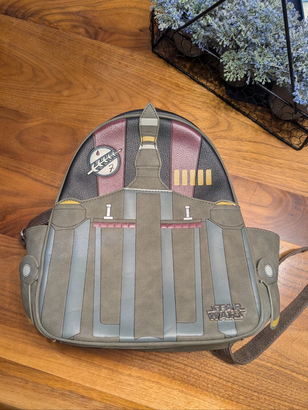 Bioworld Disney Star Wars Boba Fett Jetpack Mini Backpack